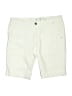 Apt. 9 Solid Ivory Khaki Shorts Size 6 - photo 1