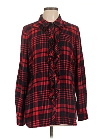 CAbi Long Sleeve Button-Down Shirt (view 1)