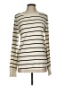 Thread & Supply Stripes Ivory Long Sleeve Top Size L - photo 1