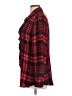 CAbi 100% Rayon Plaid Red Long Sleeve Button-Down Shirt Size L - photo 5