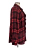 CAbi 100% Rayon Plaid Red Long Sleeve Button-Down Shirt Size L - photo 4