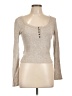 Lush Tan Long Sleeve Henley Size L - photo 1