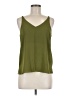 Topshop 100% Polyester Green Sleeveless Top Size 6 - photo 1