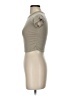 Fashion Nova Tan Short Sleeve Turtleneck Size S - photo 5