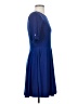 Express Solid Blue Cocktail Dress Size S - photo 4