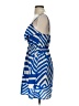 Maitai 100% Polyester Graphic Blue Cocktail Dress Size S - photo 5
