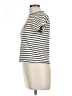 MNG Stripes Ivory Short Sleeve Turtleneck Size M - photo 5