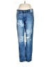 Current/Elliott 100% Cotton Hearts Blue Jeans Size 27 waist - photo 1