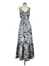 Express Paisley Gray Cocktail Dress Size S - photo 1