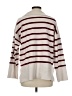 Zara Stripes Burgundy Pullover Sweater Size M - photo 2