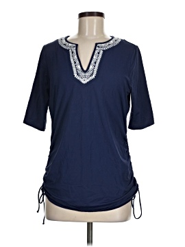 Lands' End Short Sleeve Blouse