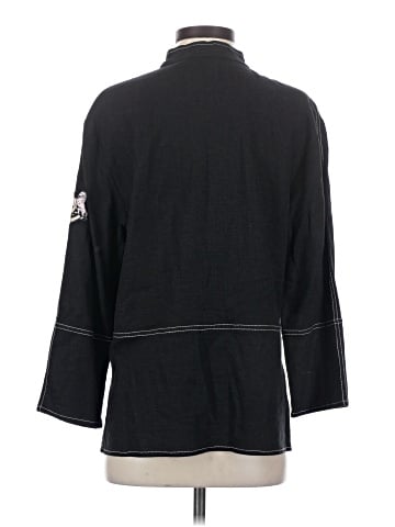 St. John Sport 3/4 Sleeve Button-Down Shirt (view 2)