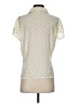 Covington 100% Polyester Polka Dots Ivory Short Sleeve Blouse Size S - photo 2