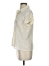 Covington 100% Polyester Polka Dots Ivory Short Sleeve Blouse Size S - photo 5