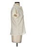 Covington 100% Polyester Polka Dots Ivory Short Sleeve Blouse Size S - photo 4