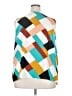 Nine West 100% Polyester Teal Ivory Sleeveless Blouse Size 2X - photo 2