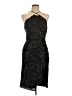 Crystal Doll 100% Polyester Stars Black Cocktail Dress Size 11 - photo 1