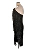 Crystal Doll 100% Polyester Stars Black Cocktail Dress Size 11 - photo 5