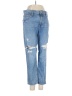 Gap Hearts Blue Jeans Size 4 - photo 1