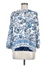 Fourteenth Place Blue 3/4 Sleeve Blouse Size M - photo 1