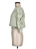 Paper Crane 100% Polyester Green 3/4 Sleeve Blouse Size M - photo 5