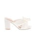 Lulus White Sandals Size 6 - photo 1
