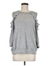 Bobeau Gray 3/4 Sleeve Top Size M - photo 1