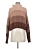 My Michelle 100% Polyester Color Block Brown Turtleneck Sweater Size S - photo 1