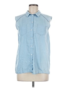 Assorted Brands Sleeveless Button Down Shirt
