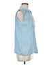 Assorted Brands Blue Sleeveless Button-Down Shirt Size M (estimated) - photo 4