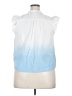 Daniel Rainn White Sleeveless Button-Down Shirt Size XXL - photo 2