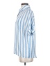 Unbranded Stripes Blue Short Sleeve Blouse Size S - photo 5
