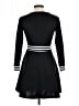 Chico's Stripes Black Casual Dress Size L - photo 2
