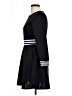 Chico's Stripes Black Casual Dress Size L - photo 5