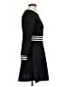 Chico's Stripes Black Casual Dress Size L - photo 4