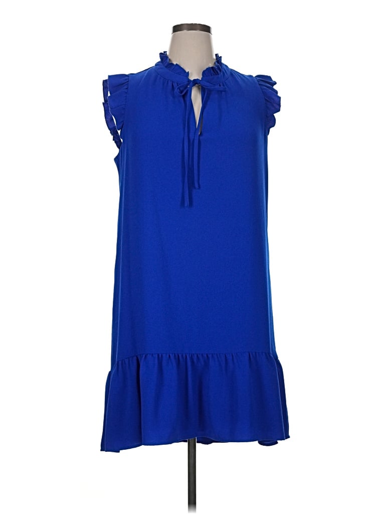 Pre-owned Charles Henry Casual Dress In Blue