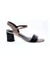 VANELi 100% Leather Color Block Black Sandals Size 11 - photo 1