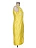 Kasper 100% Polyester Yellow Cocktail Dress Size M - photo 4