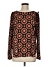 Ann Taylor LOFT 100% Polyester Brown Long Sleeve Blouse Size M - photo 1