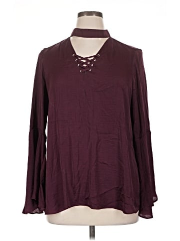 Jennifer Lopez Long Sleeve Blouse (view 1)
