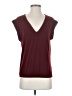 Express Burgundy Sleeveless Blouse Size S - photo 1