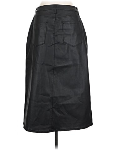 a.n.a. A New Approach Faux Leather Skirt (view 2)