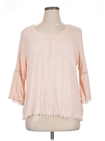 Style&Co 3/4 Sleeve T-Shirt (view 1)