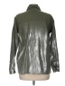 Topshop 100% Cotton Metallic Green Jacket Size 8 - photo 2