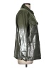 Topshop 100% Cotton Metallic Green Jacket Size 8 - photo 4