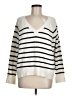 Old Navy Stripes Ivory Pullover Sweater Size M - photo 1
