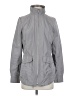 Express 100% Polyester Solid Gray Raincoat Size XS - photo 1