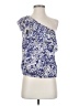 American Eagle Outfitters 100% Polyester Blue Sleeveless Blouse Size S - photo 1