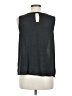 Tiny 100% Rayon Silver Sleeveless Blouse Size M - photo 2