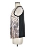 Tiny 100% Rayon Silver Sleeveless Blouse Size M - photo 5
